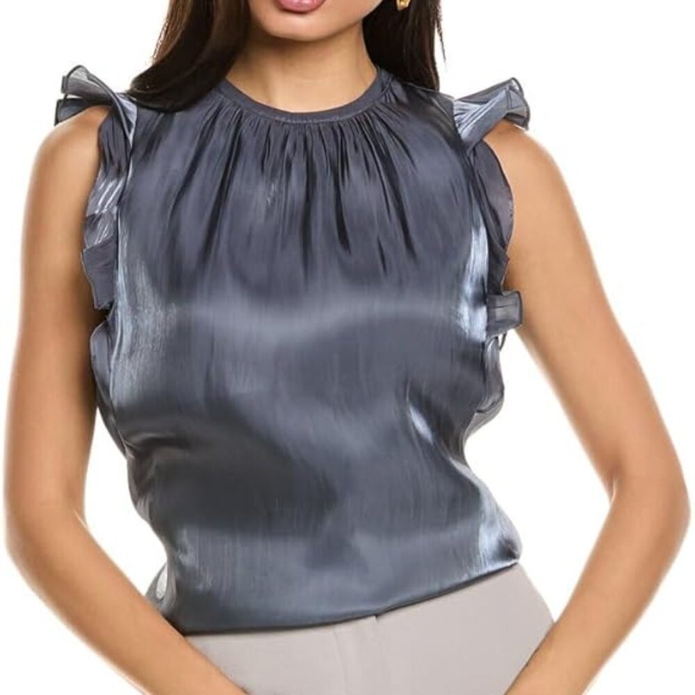 CINQ à SEPT Women's Amiah Top  Sz: S Slate